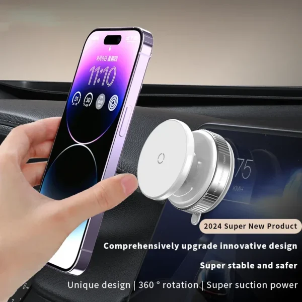 360 Rotation Mobile Phone Holder Bracket Intelligent Car Mount Mobile Phone Holder Vacuum Adsorption Suction Universal