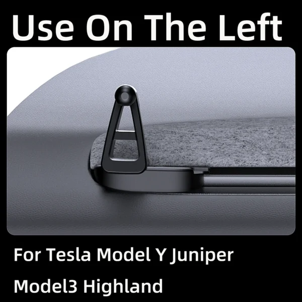 TEEQ Car Phone Holder For Tesla Model Y Juniper/Model3 Highland Adjustable Mechanical Clamp Mount Support Magnetic Phone Holder