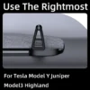 TEEQ Car Phone Holder For Tesla Model Y Juniper/Model3 Highland Adjustable Mechanical Clamp Mount Support Magnetic Phone Holder